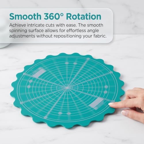 VOSAREA Rotating Cutting Mat Self-Healing Round Rotary Cutting Mat for