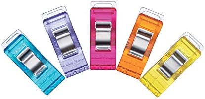 Clover 3183 50-Piece Wonder Clips, Assorted Colors