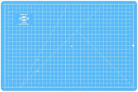 ALVIN HM Self-Healing Cutting Mat, Blue/Grey, 12 x 18 in, Model HM1218