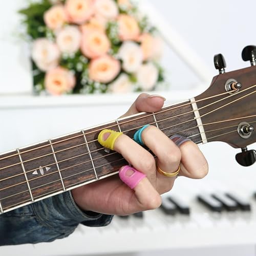 30 PCS Rubber Thimble Finger Guards, Fingertip Protector, for Sewing