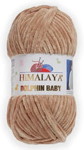 1 Skein/Pack Hiveroots Dolphin Baby Chenille Yarn, Each Ball 100 gr
