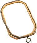 Longdex Embroidery Hoop 18x26cm Octangle Bulk Imitated Wood Cross