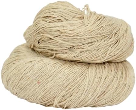 Knitsilk Tussah Carded Spun Silk Yarn 4 ply (4/30 Nm,100 Gm), Wild