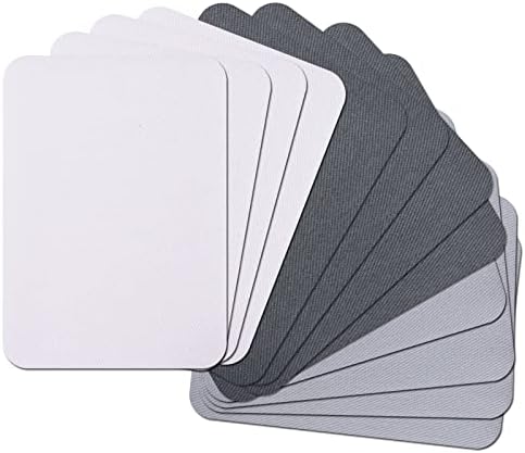 12PCS Premium Quality Fabric Repair Patches Iron-on Patches for