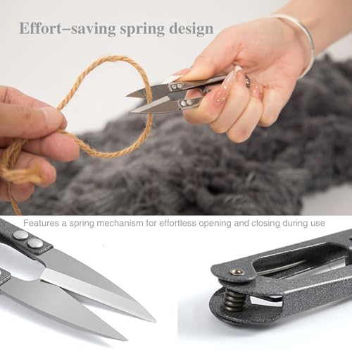 4 Pack Thread Snips, 4.1 Inch Mini Sewing Scissors for Embroidery