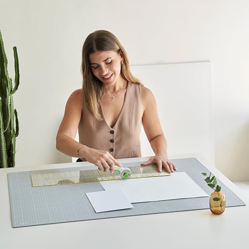Elan Cutting Mat A1 Gray, Large Self Healing Cutting Mat 24 x 36 Inch
