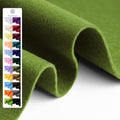 Sage Green Soft Felt Sheet, 18" x 36", 1.6mm Thick Acrylic Felt Fabric