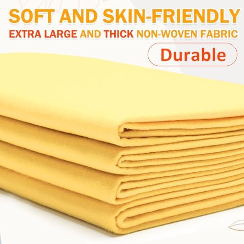 XSEINO Butter Yellow Large Felt Fabric 72" X 36 "(2 Square Yards)