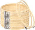 IHDYPPEW 15 Pieces 10 Inch Round Embroidery Hoops, Adjustable Circle