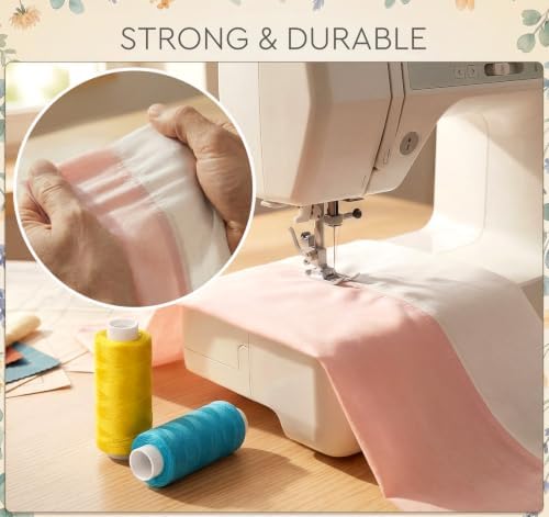 ilauke 26 Colors Sewing Thread Set, 300 Yards Each Sewing Machine
