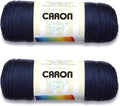 Bulk Buy: Caron Simply Soft Yarn Solids (2-pack) (Dark Country Blue)