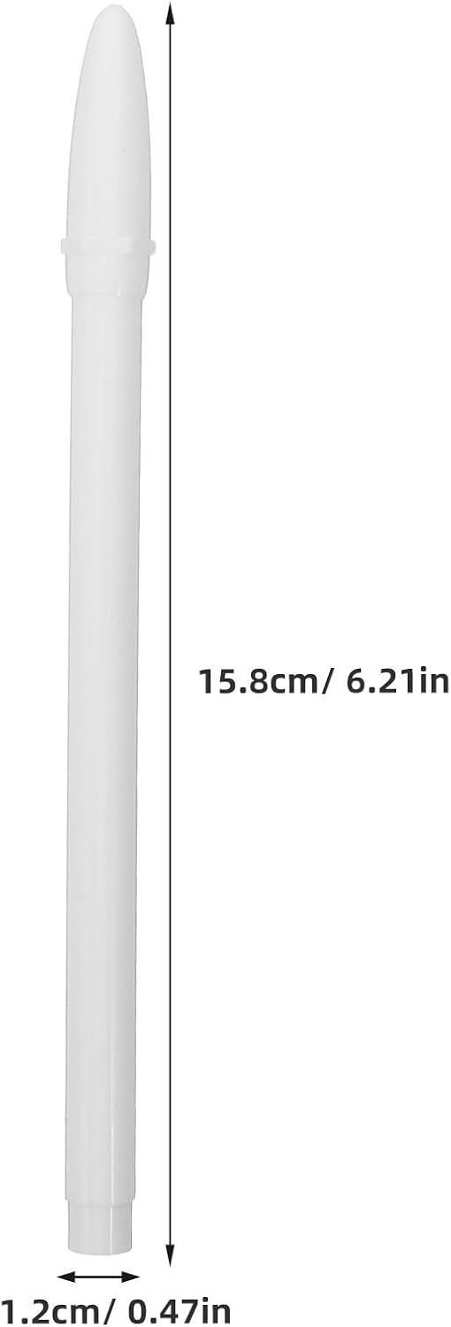 10pcs White Washable Fabric Marking Pens for Sewing Clothes, Set