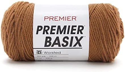 Premier Yarns Basix, Solid Worsted Yarn, Made of Acrylic, Ideal Yarn
