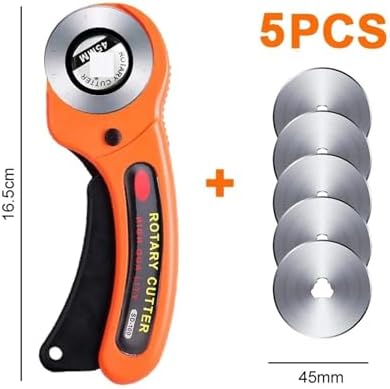 Rotary Cutting Machine, 45mm Rotary Cutter Set Leather Craft Cutting