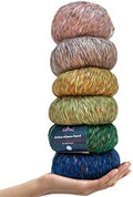Cotton Alpaca Tweed DK Alpaca Yarn, 6-Pack (882Yds/300G), Forest Pack