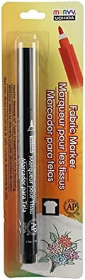 Uchida 522-C-1 Marvy Fine Point Fabric Marker, Black