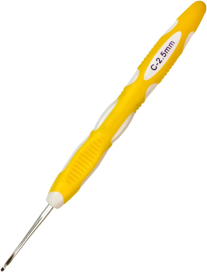 Mdoker Size C/2(2.5mm) Crochet Hook,Extra Long Crochet Hooks Needles