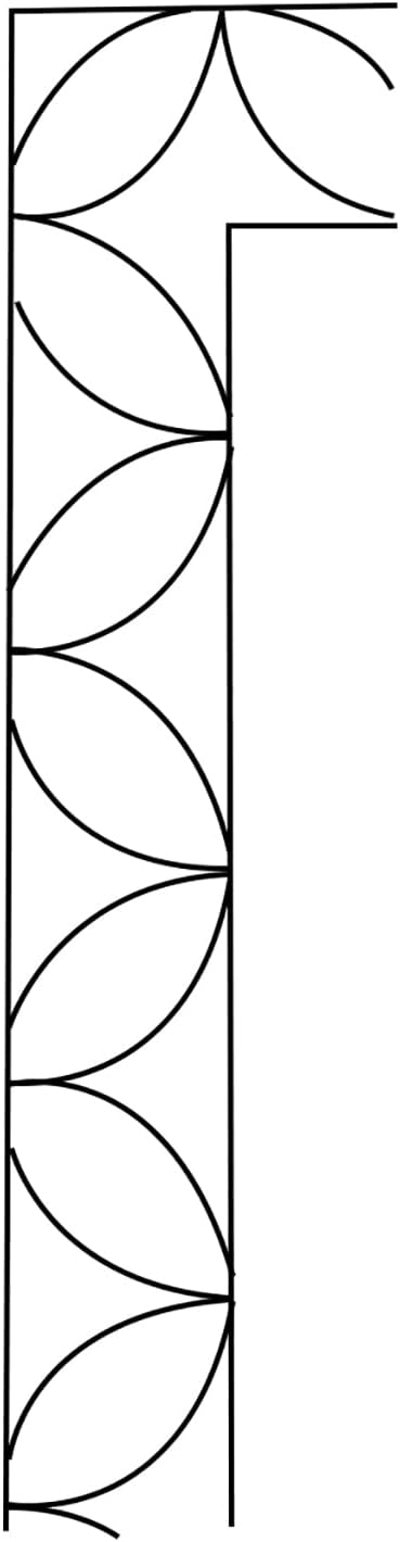 Quilting Stencils for Machine and Hand Quilting - 2 Reusable Framed