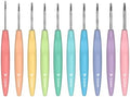 BEN YEDD Rainbow Crochet Hook Set, 10 Pieces
