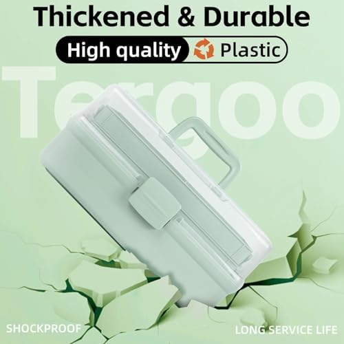 TERGOO 12.5in 3-Layer Multipurpose Craft Organizers and Storage with