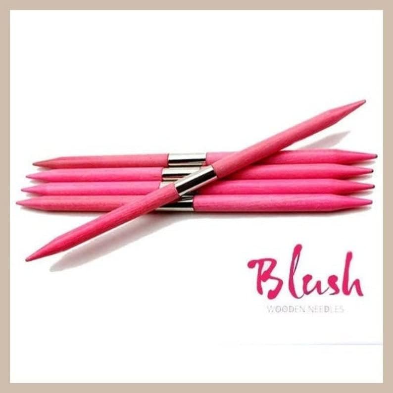 Lykke Knitting Needles, Blush 15cm (6”) Double Pointed Needles