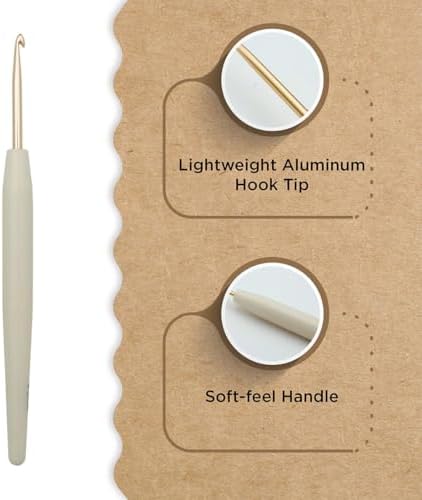 Knitter’s Pride Pearl Single-ended Aluminum Crochet Hook - 3.50mm