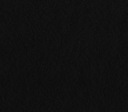 Acrylic Felt Fabric BLACK / 72" Wide / Sold by the Yard