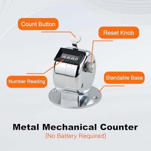 Stitch Counters for Knitting and Crocheting, Metal Knitting Row