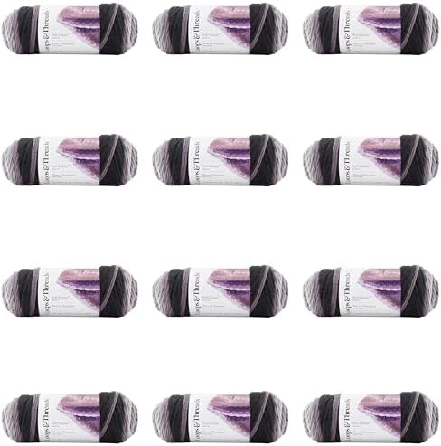 MICHAELS Bulk 12 Pack: Soft ClassicTM Ombre Yarn by Loops & Threads®
