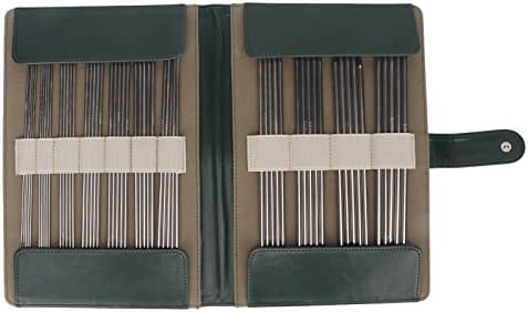 Double Pointed Knitting Needles Set, 55 Pieces, Stainless Steel, with