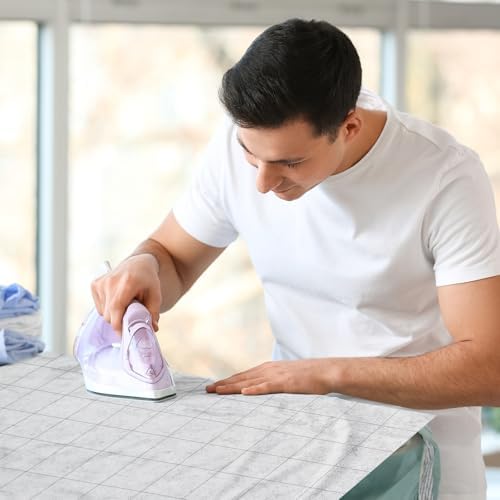 Breling Fusible Interfacing with 2.5'' x 2.5'' Grid, Medium, 48in X