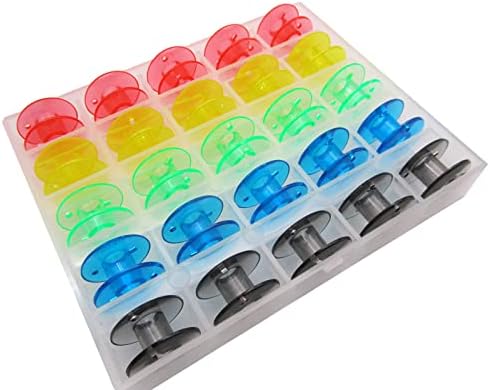 ckpsms brand - #2518P SA156 X52800150 PLASTIC BOBBINS FIT FOR BROTHER