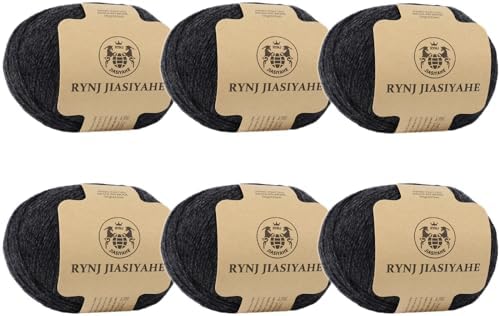Wool Yarn - Soft 4-ply(1.5mm) Worsted Yarn for Crocheting and Knitting