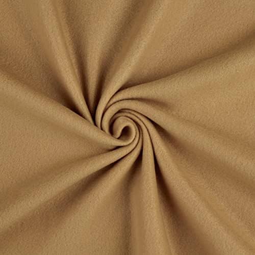 Yukon Fleece Camel, Fabric by the Yard