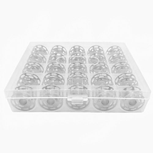 YEQIN 25PCS BOBBINS with Clear Box 0060265000QW - BERNINA bobbins