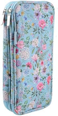 Simhoa Crochet Hook Case, Double Layer Knitting Pin Storage Organizer