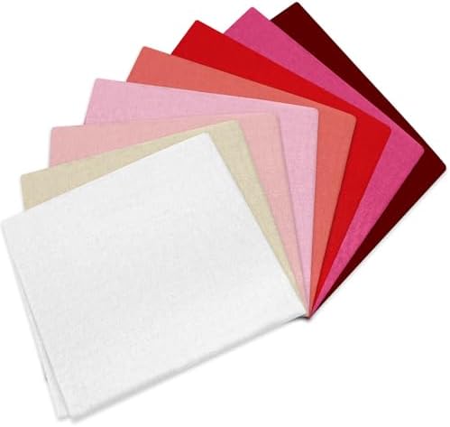 18 * 21inch Cotton Fabric Premium, Solid Precut Fabric Pure Quilting