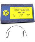 C.S. Osborne Curved Lampshade Needles #741, Size 2-1/2", 21 Gauge