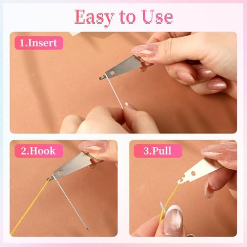 48 PCS Big-Eye Steel Sewing Needles Kit,All-in-1 Stainless Steel