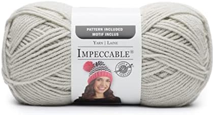 Loops & Threads Impeccable Solid Yarn - Solid Yarn for Knitting