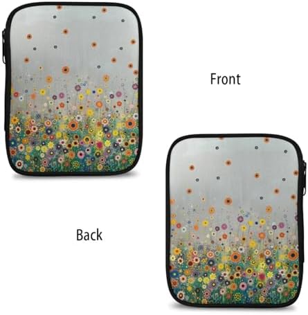 Kathyboom Crochet Hook Case, Flower Organizer Zipper Bag with Web