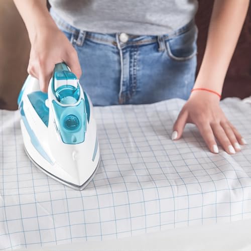 Breling Fusible Interfacing Grid, White, 48 Inch X 8 Yard, Light