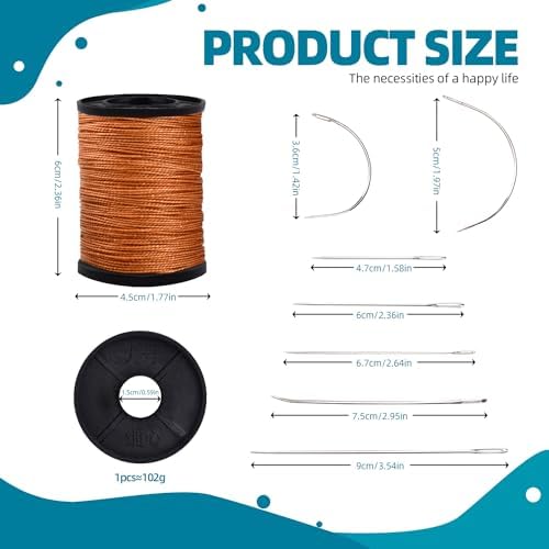 Topus Extra Strong Upholstery Repair Sewing Thread Kit and Heavy Duty