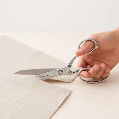 YLAZIION 8-Inch Dressmaker's Fabric Scissors Forged Heavy Duty 4Cr13