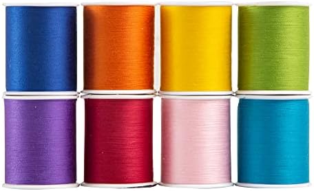 Superior Threads Multicolor Assorted Polyester Thread Set - 8 Spools