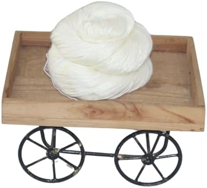 KnitSilk Premium Anamika Combed Lace Weight Silk Yarn, Undyed