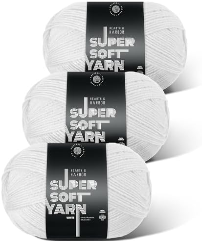 Acrylic Yarn for Crocheting & Knitting – Soft Crochet Yarn for