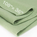 XSEINO Sage Green Large Felt Fabric 108" X 36 "(3 Square Yards)