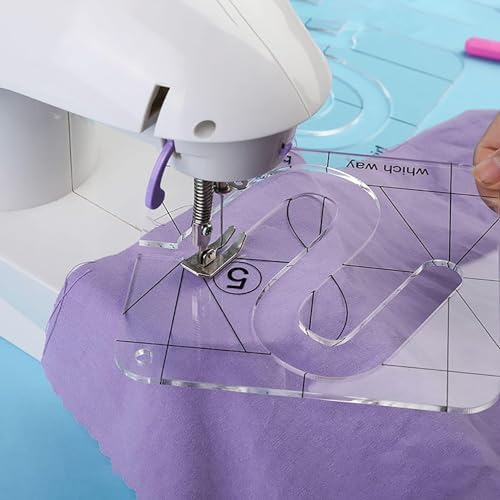 16-Piece Free Motion Quilting Ruler and Template Set