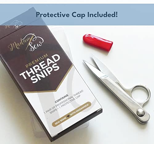 Madam Sew Thread Snips for Sewing – Spring Action Thread Cutter Tool